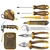 Ingco 9 Pcs Hand Tool Set Suitable For Home Repair, Installation, Electrical, Mechanical, DIY Projects (HKTH20809)