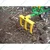 Heavy Duty Wheel Hoe with 8 Inch Weeder, 3 Tine & Plough Attachments