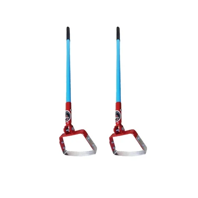REDBUILD 7.5 Inch Gardening Hoe/ Manual Weeder/ Hand Weeder With Handle (Pack of 2)