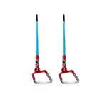 REDBUILD 7.5 Inch Gardening Hoe/ Manual Weeder/ Hand Weeder With Handle (Pack of 2)