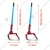REDBUILD 7.5 Inch Gardening Hoe/ Manual Weeder/ Hand Weeder With Handle (Pack of 2)