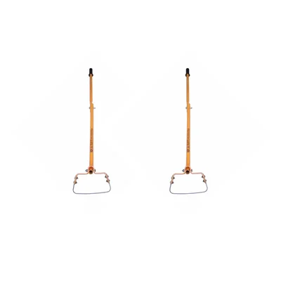 Mahan 7 Inch Hand Weeder, Weeding Hoe with Handle (Pack Of 2)