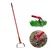 MAXAGRO 7.5" Manual Stirrup Weeder | 4.3 ft Long Handle | Heavy Duty Garden Hoe & Weed Puller