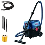 Bosch 25 Liters 1250 W Wet and Dry Vacuum Cleaner With Accessories, 200 mBar Pressure (GAS 12-25)