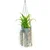 Hanging Iron Planter Pot with Jute Rope, Used for Home Decoration Purpose