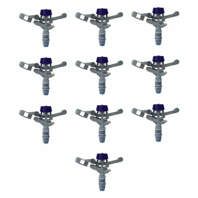 My Irigacio World 3/4 Inch Hans Water Irrigation Impact Sprinkler Head Male Thread Brass Nozzle | (pack of 10 Pieces)
