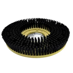 Heavy Duty 17 inch Hard Brush Fitted on Single Disc Floor Scrubber for Use in Rough Floor