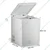 Elanpro EF 76 Single Hard Top Door 76L Milk Cooler for Retail Outlets