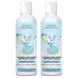 2 Pack of Zimmer Aufraumen (450ml x 2pcs) Laundry Hard Water Softening Liquid