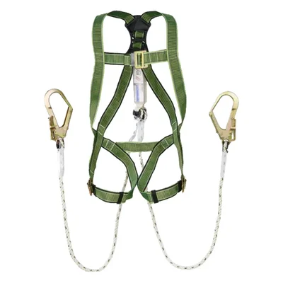 Udyogi Eco 4 Full Body Safety Harness With Energy Absorbing Lanyard And Scaffolding Hook