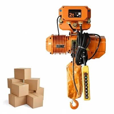 HARTLEY HHBB 2Tx6m Electric Chain Hoist 2 Ton, 3 Phase Air Lifting Electric without Trolley Chain