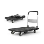 HARTLEY 400 kg Plastic Foldable Platform Trolley For Heavy Handling Goods for Office & Industries, 90 x 60 cm Platform Size