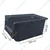 Global Star 200x125x100 mm HDPE Crate-15 Grey Storage Bin (Pack of 21)