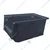Global Star 200x125x100 mm HDPE Crate-15 Grey Storage Bin (Pack of 21)