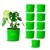 Siddhi 250 GSM 10 pieces HDPE Round Shape Reusable Grow Bag | Suitable for Gardening and Nursery(Size-6 x 6 inch)