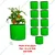 Siddhi 250 GSM 10 pieces 12 inch x 12 inch HDPE Round Shape Reusable Grow Bag | Suitable for Nursery and Garden