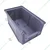 Global Star 450x295x200 mm HDPE Crate-50 Grey Storage Bin (Pack Of 12)