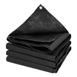 Marine 200 GSM High Quality HDPE Waterproof Tarpaulin Sheet with UV Stabilized Material(Size-6 x 6 feet)