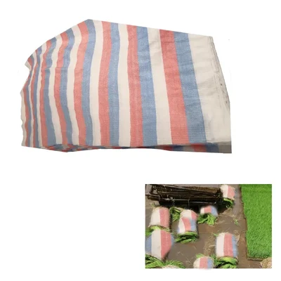 Multicolor HDPE Patta Fabric (Chalakha) of 6 x 6 feet (1.8 x 1.8 metre) (Pack of 12 pcs)