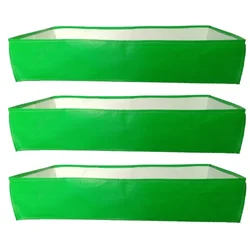 Siddhi 250 GSM 3 x 2 x 0.5 feet HDPE Rectangular Type Reusable Grow Bag for Garden and Nursery(Pack-3 pieces)