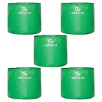 Gardeco 260 GSM UV Treated Premium Quality 24 x 24 inch Round Type HDPE Grow Bag for Home, Garden and Nursery