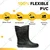 Health Safe 9 Inches Gumboot Soft Toe Puncture & Tear Resistant, Anti-Static, Anti-Slip(Size-6)