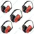 Udyogi ET 40 Earmuff - 22 dB NRR Noise Reduction, Red Color, For Hearing Protection(Pack-1 Pcs)