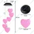 Gramstrong Solar Powered Color Changing LED Light Heart Shaped Wind Chimes for Home Hanging Decoration For Home & Garden