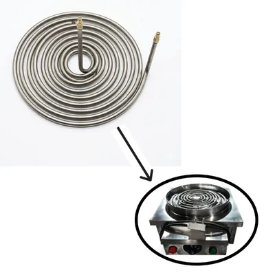 Heating Coil with 12 inch Dia and 4000W for Hot Plate Double Coil 19x17 inch (48.26 x 43.18 cm) 