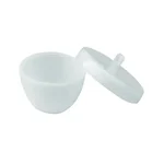 COMETEK Silica Crucible 25ml with Lid | Lab-Grade Crucible for Melting, Heating, and Chemical Analysis