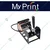 My Print 5 In 1 Heat Press Machine With Sublimation Printing Machine & Sublimation Ink Combo For Business Supplies