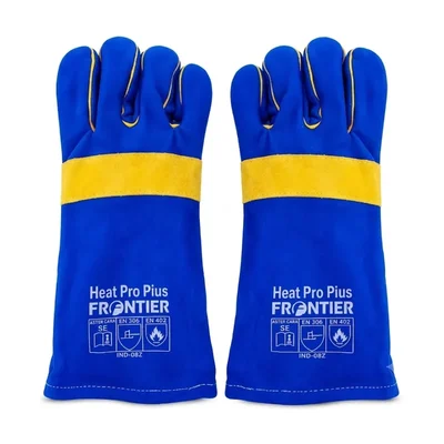 Frontier FT821(P)(BE/YW)(16) Heatpro Heat Resistant Safety Gloves – Extended Cuff High Temp Industrial Hand Protection