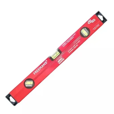 Freemans BS345 Heavy Duty 0.5mm/m Aluminium Spirit Level with Shock Resistant 3 Block Vials