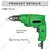 Heavy Duty 10mm 300 Watt Drill Machine With Hss Bits, Line Tester, Plier, Wire Cutter & Wrench For Electrician/ Electrical Work Purposes