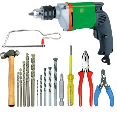 Heavy Duty 13 mm, 400 W, 2600 RPM Electric Drill With Accessories