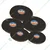 Heavy Duty 8 Inch (200mm x 13mm x 16mm) Matt Buff Wheels - Pack of 5