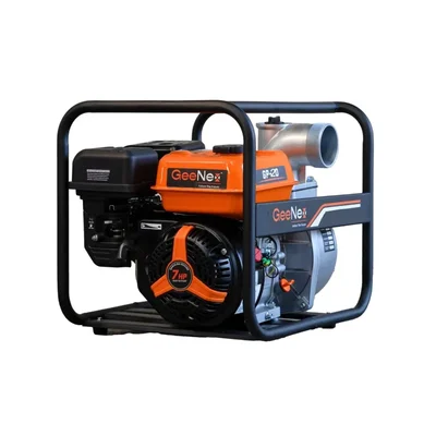 GeeNex GP-20, 7 HP, 212-cc 2 inch Self Priming Recoil Start Petrol Water Pump with High Head Pump | 6 Month Warranty