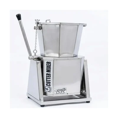 3HP Single 2kg Heavy Duty Cutter Mixer Stainless Steel Grinding Ginger Garlic Paste Machine