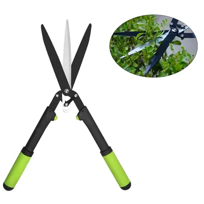 Heavy Duty 3 Blade Hedge shears - Manual with Sharp Blade for Trimming Shrubs, Bushes etc. With Rubber Grip Handle