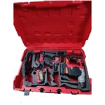 Heavy Duty 3 Pcs 21V Cordless Rotary Hammer, Impact Wrench & Metal Chuck Drill Machine Combo With Battery & Charger