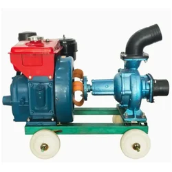 Heavy Duty 4 Inch 4 HP Diesel Engine Water Pump With Trolley