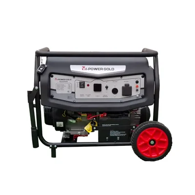 Vi Power Gold 5.5 KVA Remote/Electric Start Single Phase Petrol Generator, 25L Fuel Tank (AG5500WE-V) 