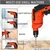 Heavy Duty 6.5 mm L/R Function Electric Drill With Variable Speed 350W, 4500 RPM