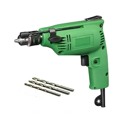 Heavy Duty 6.5mm 350 Watt F/R function Electric Drill With Drill Bits, 0-4500 RPM