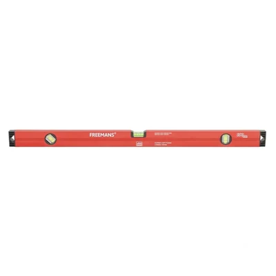 Freemans BS3100 Heavy Duty Aluminium 3 Vial Spirit Level for Precision Leveling, Alignment, and Construction Layout