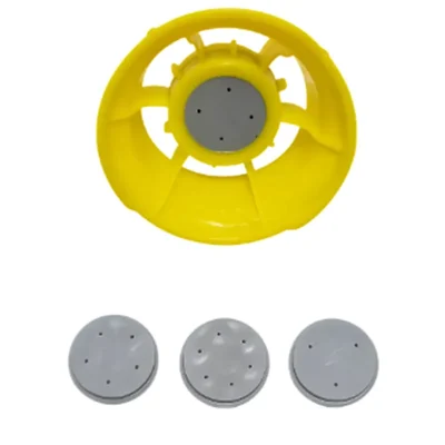 Heavy Duty Battery Sprayer Nozzle 3, 4, 5, 6 Hole With Brass Tip, Premium Plastic (Pack of 3)