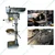 Heavy Duty Vertical Bench or Stand Drill 32 mm or 1-1/4 inch With 1.5 HP Motor, (With Gear)