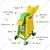 Premium Quality Chaff Cutter With 1 HP Motor, 300 to 500 Kg/hr Capacity & 1 Year Warranty