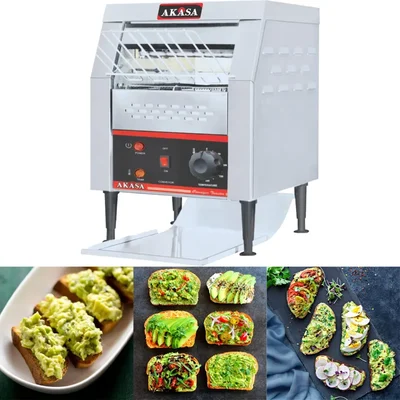 Akasa CT 150 Electric Conveyor Toaster 100-150 Slices Per Hour, 1600W