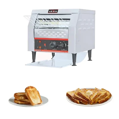 Akasa CT 300 Electric Conveyor Toaster 250-300 Slices Per Hour, 2200 W